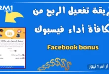 الربح من الفيس بوك عبر برنامج مكافأة